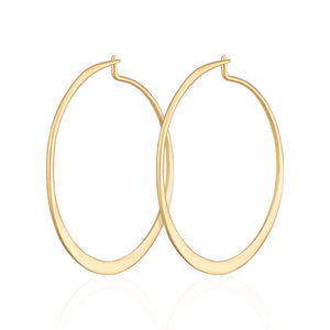 SP Flat Hoop Earrings
