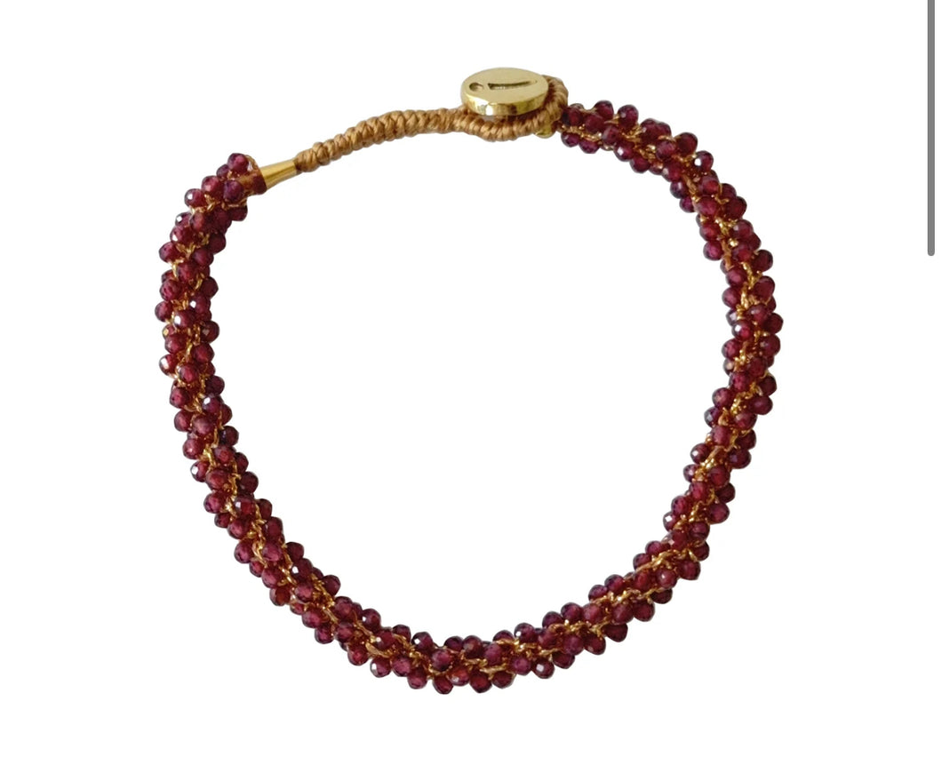 IBU JEWELS | Bracelet | Jill Jazzy | Garnet