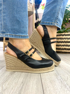 Unisa | Cyntia | Espadrille Slingback Wedge