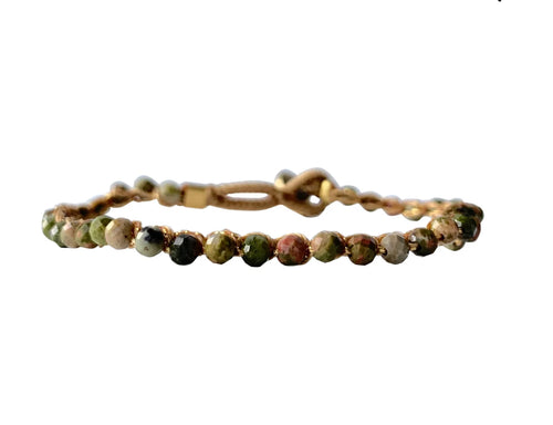 IBU JEWELS | Bracelet | Jill Merlin | Unakite