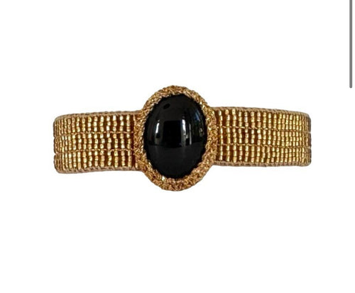 IBU JEWELS | Bracelet | Bamboo Jules | Onyx