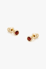 Load image into Gallery viewer, Tutti | Birthstone Stud Earrings Gold
