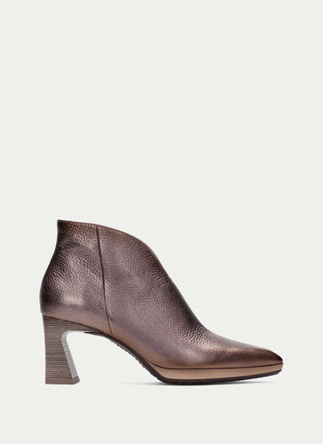 Hispanitas | Atlanta | Pointed Toe Metallic | Ankle Bootie