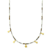 Load image into Gallery viewer, Ashiana | Zoe Star Necklace | Grey
