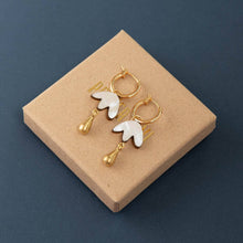 Load image into Gallery viewer, Petal Drop | Hoop Drop Earrings