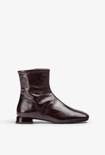 Load image into Gallery viewer, Unisa | Covina | Crinkled Patent Ankle Boot