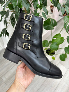 Alpe Buckle Ankle Boots