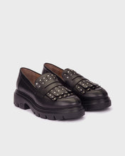 Load image into Gallery viewer, Wonders | Bones Fringe Leather Loafer | Due Mon 7th Sept