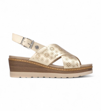Load image into Gallery viewer, Refresh | Metallic Wedge Sandals
