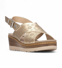 Load image into Gallery viewer, Refresh | Metallic Wedge Sandals