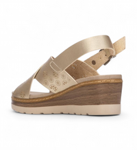 Load image into Gallery viewer, Refresh | Metallic Wedge Sandals