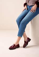 Load image into Gallery viewer, Unisa | Fijo | Crinkled Patent Penny Loafer