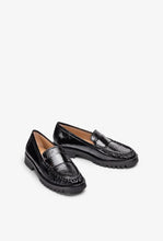Load image into Gallery viewer, Unisa | Fijo | Crinkled Patent Penny Loafer