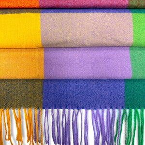 Vintage Colour Winter Scarf
