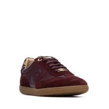 Load image into Gallery viewer, Carmela | Slim Gum Sole Trainer | Burgundy