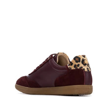 Load image into Gallery viewer, Carmela | Slim Gum Sole Trainer | Burgundy