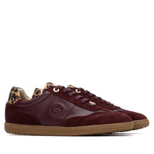Load image into Gallery viewer, Carmela | Slim Gum Sole Trainer | Burgundy