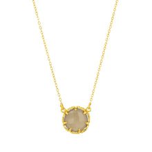 Load image into Gallery viewer, Ashiana | Petite Necklace | Grey Chalcedony