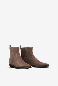 Unisa | Finet | Flat Cowboy Style Ankle Boot