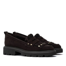 Load image into Gallery viewer, Carmela | Fringe Detail Suede Loafer | Coming Soon