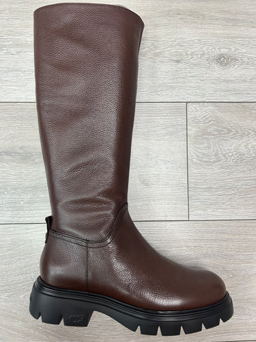 Wonders | Bones | Long Leather Boot | Brown