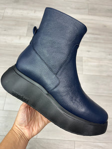 Wonders | Sofia Ankle Boot | Navy