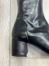 Load image into Gallery viewer, Miss Elastic | Fax Block Heel Long Stretch Boots