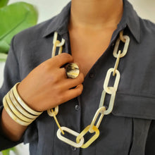 Load image into Gallery viewer, BRANCH | Large Rectangular Link Necklace