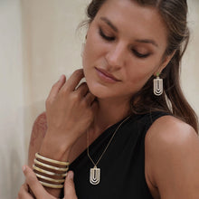 Load image into Gallery viewer, BRANCH | Horn Cut-out Chandelier Pendant Necklace