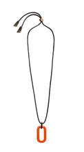 Load image into Gallery viewer, BRANCH | Horn &amp; Cord Pendant Necklace