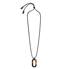 Load image into Gallery viewer, BRANCH | Horn &amp; Cord Pendant Necklace