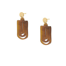 Load image into Gallery viewer, BRANCH | Horn Cut-out Chandelier Earrings