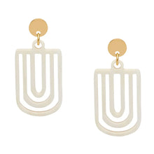 Load image into Gallery viewer, BRANCH | Horn Cut-out Chandelier Earrings