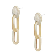 Load image into Gallery viewer, BRANCH | Chain Drop Horn Earrings