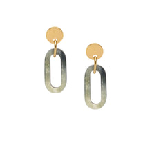Load image into Gallery viewer, BRANCH | Horn Open Link Drop Earrings