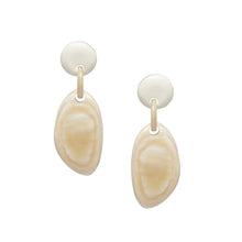 Load image into Gallery viewer, BRANCH | Pebble Horn Drop Earrings