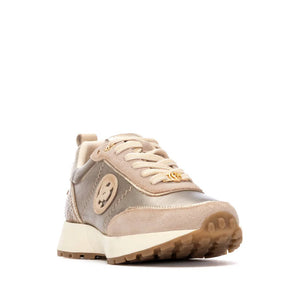 Carmela | Trainer | Beige Metallic