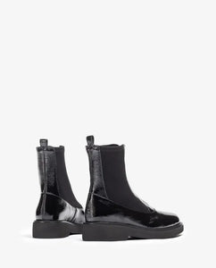 Unisa | Foggia | Black Patent Boot