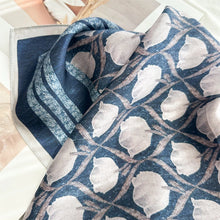 Load image into Gallery viewer, 100% Silk Square Scarf | Lily of the Valley
