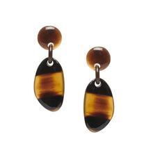 Load image into Gallery viewer, BRANCH | Pebble Horn Drop Earrings