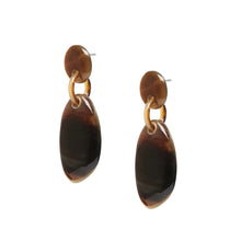 Load image into Gallery viewer, BRANCH | Pebble Horn Drop Earrings