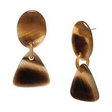 Load image into Gallery viewer, BRANCH | Oval and Triangle Horn Earring