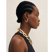 Load image into Gallery viewer, BRANCH | Rounded Horn Hoop Earrings