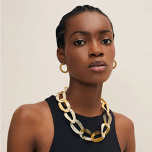 Load image into Gallery viewer, BRANCH | Rounded Horn Hoop Earrings