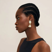 Load image into Gallery viewer, BRANCH | Oval and Triangle Horn Earring