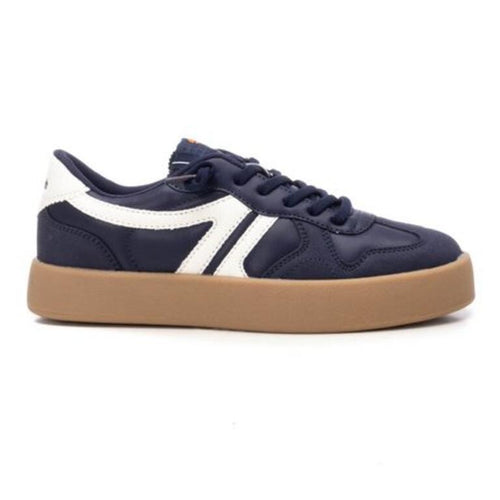 Refresh | Pull on Gum Sole Trainer | Navy
