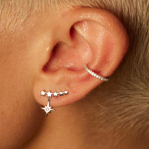 SP Starburst Climber Earrings