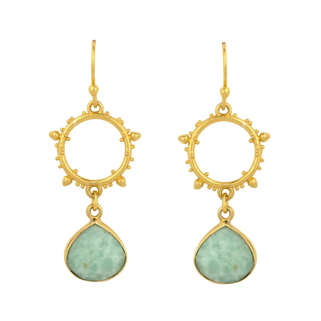 Ashiana | Allegra Amazonite Earrings