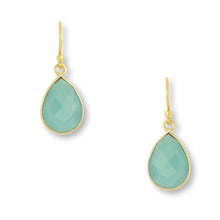 Load image into Gallery viewer, Ashiana | Ava Earrings | Aqua Chalcedony