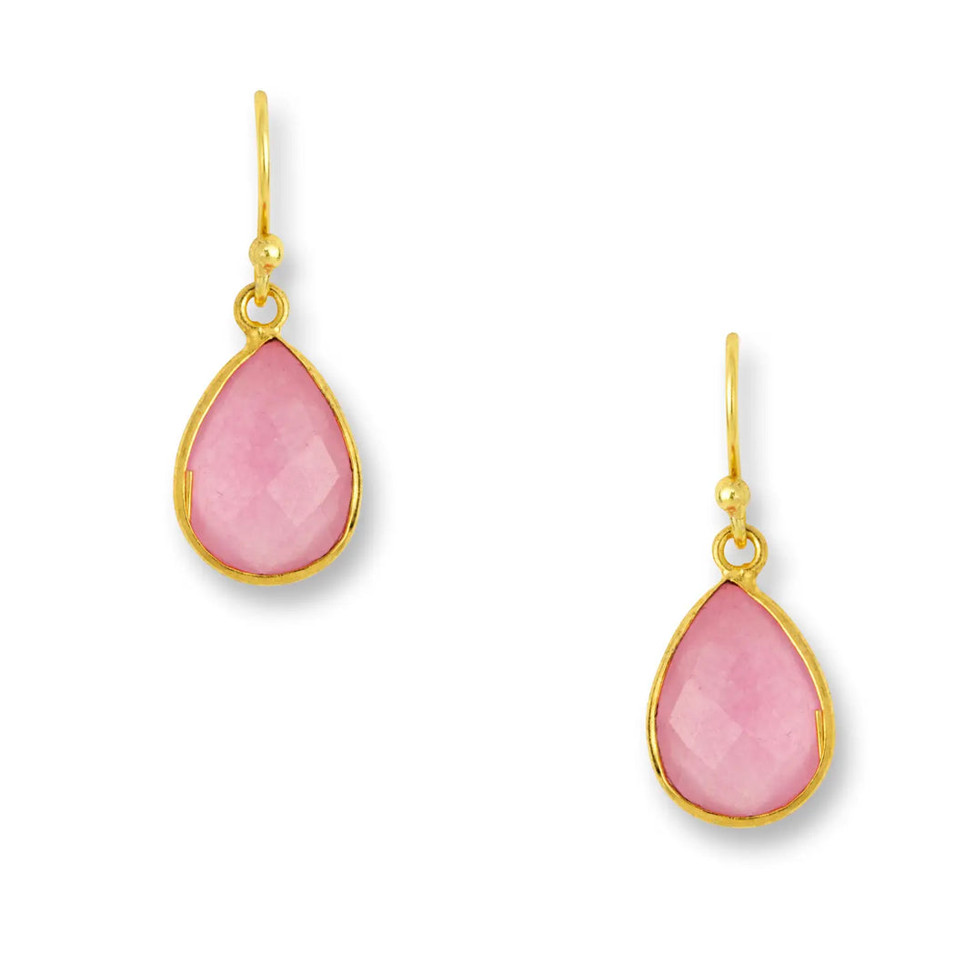 Ashiana | Ava Earrings | Pink Jade